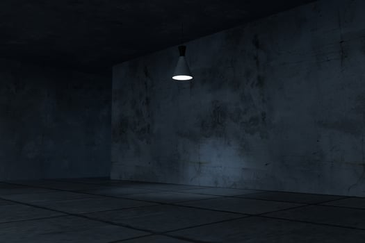 3d rendering, the empty room with exquisite top light. photo