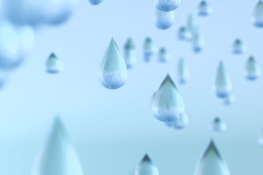 transparent dew background, 3d rendering photo