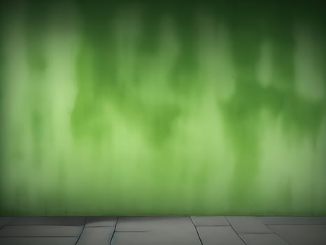 Green concrete wall abstract background spooky horror grunge background, ai generated photo