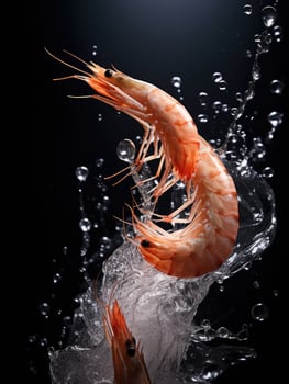 AI Generative a photo of shrimp