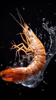 AI Generative a photo of shrimp