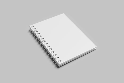 Spiral Notebook Blank Mockup photo