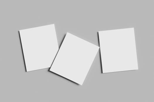 Polaroid Photo Blank Paper Mockup