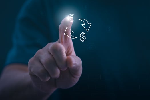 currency exchange for finance and business background, savings and accounts, finance and banking. business concept, investment, bonds, dividends, money growth, invest in digital asset trading. photo