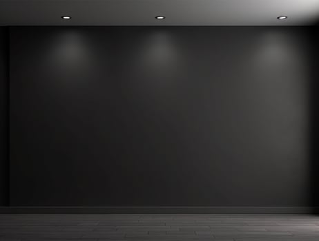 Empty modern interior office wall background front view Ai generated photo