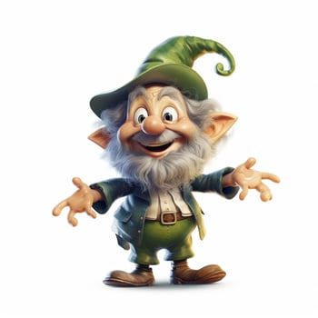 Cute boy dressed as a wizard, 3d digitally rendered illustration. ai generated pro photo