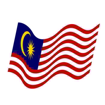 The flag of Malaysia. Malaysian flag. Bendera Malaysia. photo