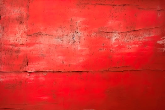 Dirty and weathered red concrete wall background texture. ai generated photo
