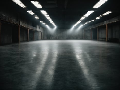 Texture dark concrete floor. AI generated photo