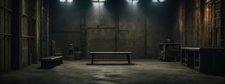 grunge industrial background. AI generated photo