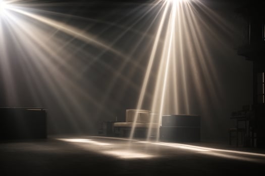 abstract beautiful rays of light on black background.. AI generated photo