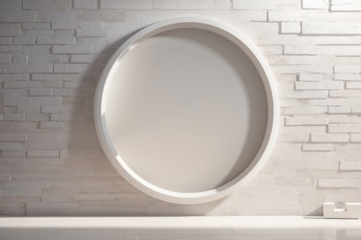 White painted wall texture or background. AI generated photo