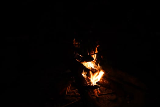 lighting a bonfire photo
