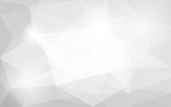 Abstract grey polygonal background with semitransparent triangles photo