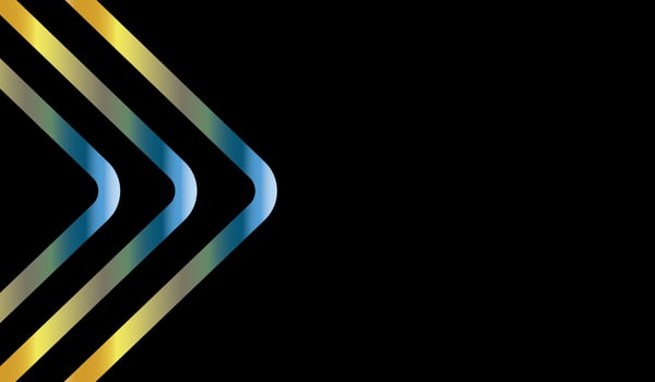 Rainbow modern luxury style on black background photo