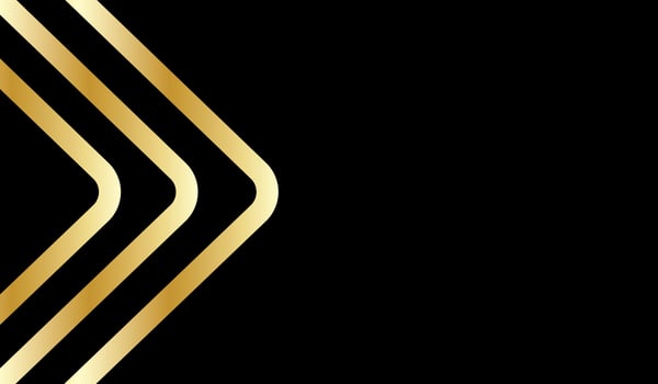 Gold modern luxury style on black background photo