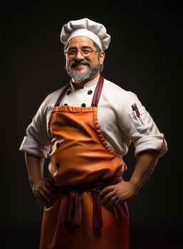 Ai Generated Professional restaurant chef photo