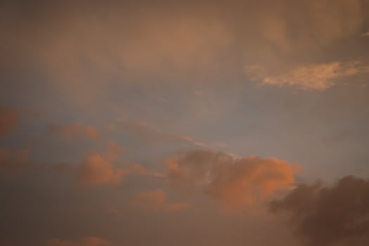 Cloudscape, Colored Clouds at Sunset photo
