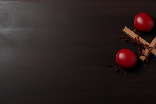 Happy good friday celebration concept with crown of thorns, bible, christian cross and copy space concept by AI Generated photo