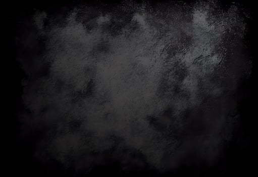 Elegant black background vector illustration with vintage distressed grunge texture and dark gray charcoal color paint AI Generative photo