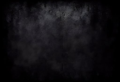 Elegant black background vector illustration with vintage distressed grunge texture and dark gray charcoal color paint AI Generative photo