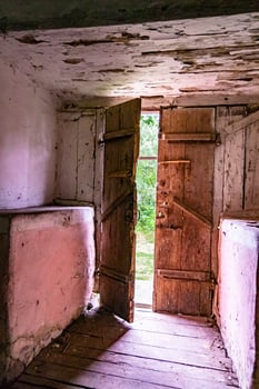 Photography on theme outstanding building beautiful brick old water mill photo