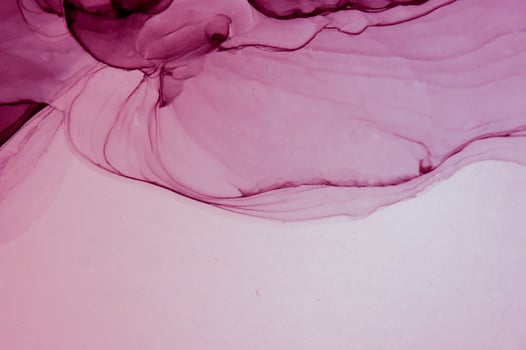 Abstract created using the technique of Alcohol ink. Macro photography of the smallest details of a panting. The panting shows how overflows of shades and colors of paint resemble space motifs. photo
