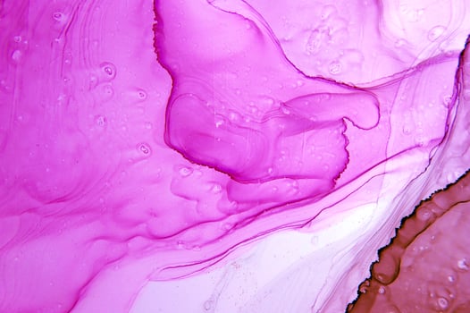 Ink colors are amazingly bright, luminous, translucent, free-flowing, and dry quickly. Abstract artwork. Trendy wallpaper. Natural pattern, luxury. Art for your design project. Transparent creativity. photo
