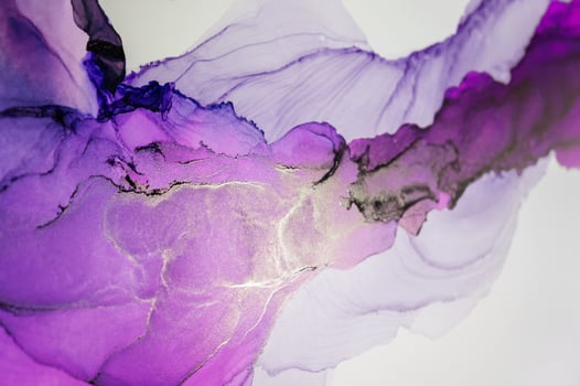 Ink colors are amazingly bright, luminous, translucent, free-flowing, and dry quickly. Abstract artwork. Trendy wallpaper. Natural pattern, luxury. Art for your design project. Transparent creativity. photo
