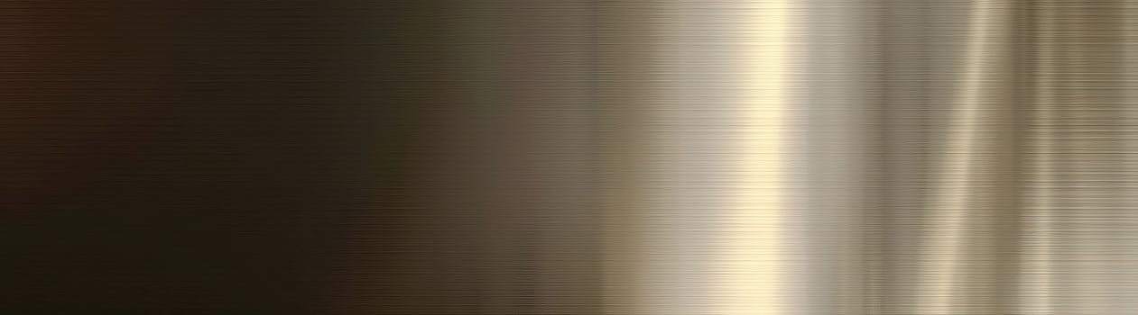 Texture of metal corrugated old steel shiny background silver gold color. AI generated. photo