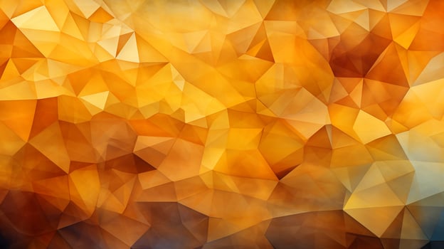 Background yellow polygon ai photo