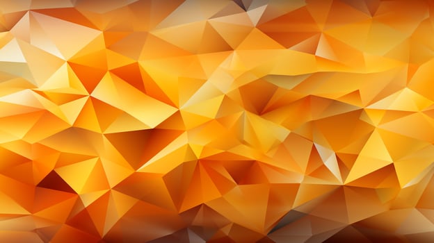 Background yellow polygon ai photo
