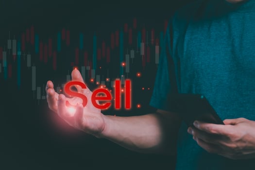 Planning and strategy, stock market, business growth, progress or success concept, businessman or trader showing growing virtual holographic stocks, invest in stock market trading or digital assets photo