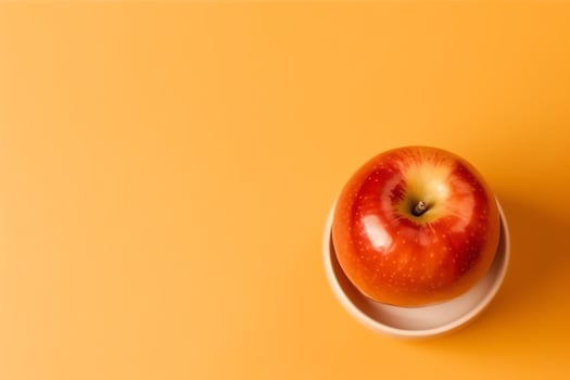 Traditional food of jewish new year holiday of tradition or religion. Rosh hashanah with copy space concept by AI Generated photo