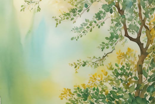 Lexury Watercolor Eucalyptus Background photo