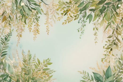 Lexury Watercolor Eucalyptus Background photo
