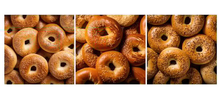 bread bagel food texture background photo
