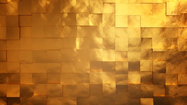 Abstract Golden background AI Generative photo