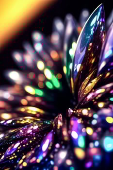 Rainbow Gem Close up Macro Shot Photo Texture Background Wallpaper
