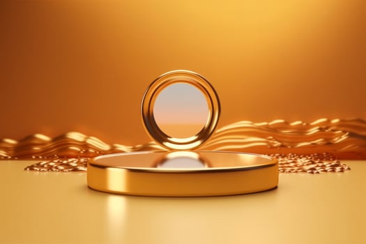 Ai Generative Photo of a podium for product presentation