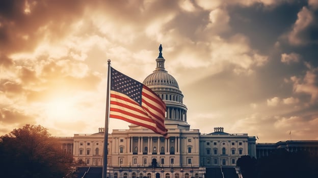 USA independence day It is a declaration of independence and democracy.The 4th of July is the Independence Day of the United States. There will be a celebration and show the democracy. Generative AI photo