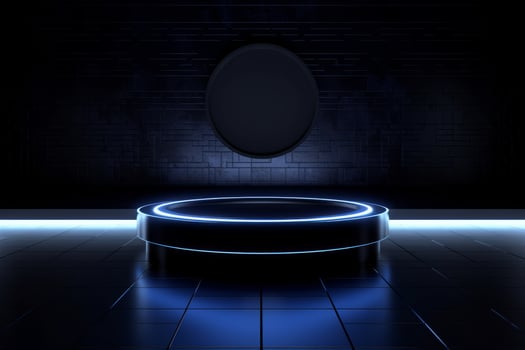 Ai Generative Photo of a podium for product presentation