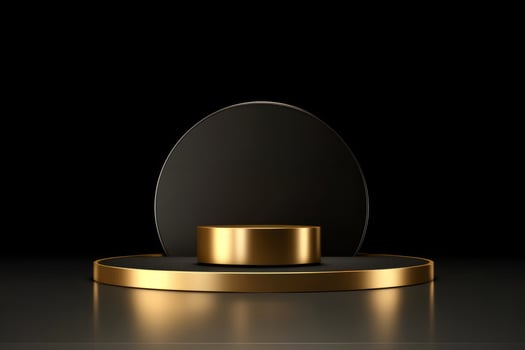 Ai Generative Photo of a podium for product presentation