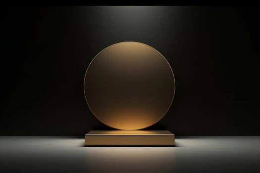 Ai Generative Photo of a podium for product presentation