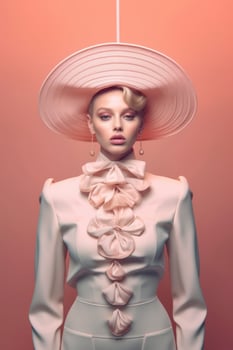 Ai Generative Photo portrait of a fashion women