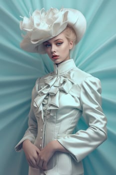 Ai Generative Photo portrait of a fashion women