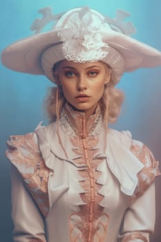 Ai Generative Photo portrait of a fashion women