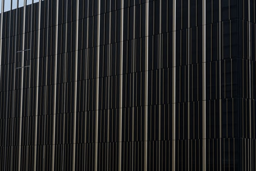 Steel Facade Modern Building Exterior Architecture details. Abstract Modern Exterior Architecture. Abstract business interior in minimalism. photo