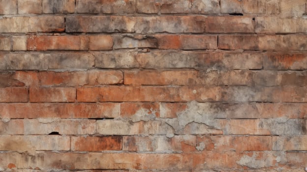 Red brick wall seamless background, texture pattern for continuous replicate, Generative AI illustration photo