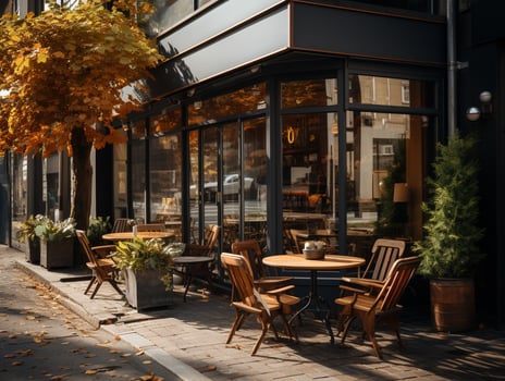 AI Generated restaurant coffee shop photo